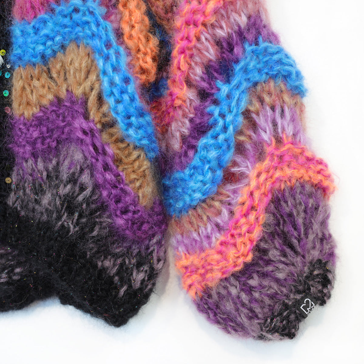 Knitting Kit – Short Chunky Mohair Cardigan Maple Wave No.12 (ENG-DE-NL-ES-FR-IT-DA-SV-NO)