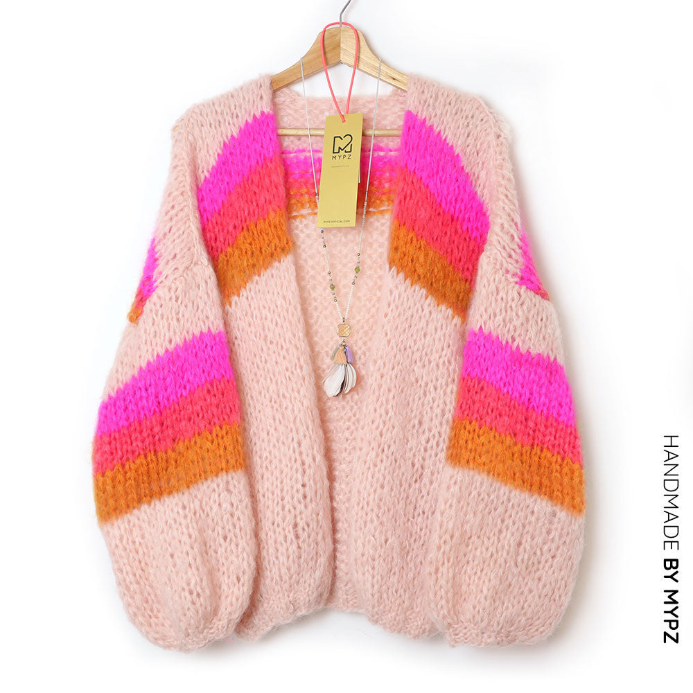 Knitting Kit – MYPZ Chunky Mohair Cardigan Fluffy Cloud No.15 (ENG-NL)