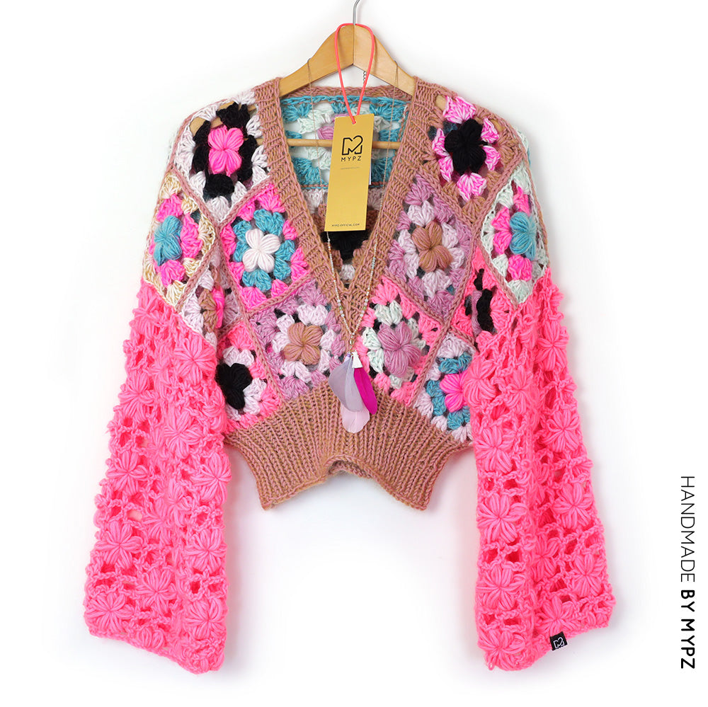 Crochet pattern - 3D Flower Top Glory (ENG-NL)