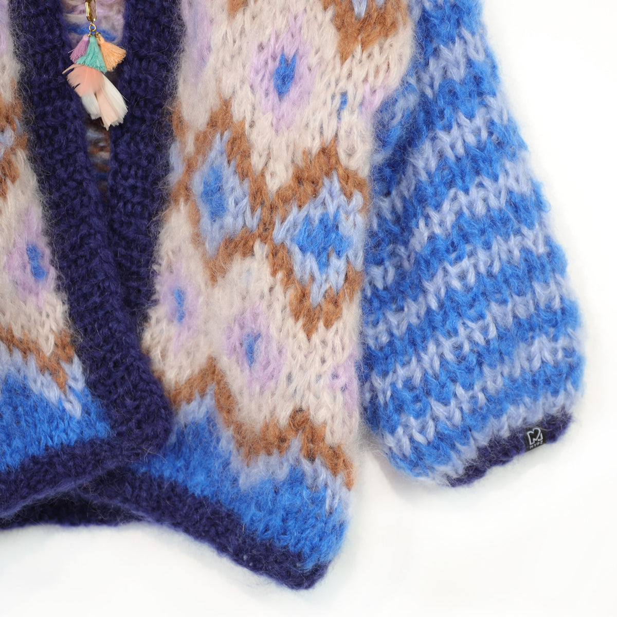 Knit pattern – Chunky Mohair Jacket Alpine Breeze No.12 (ENG-DE-NL-ES-FR-IT-DA-SV-NO)
