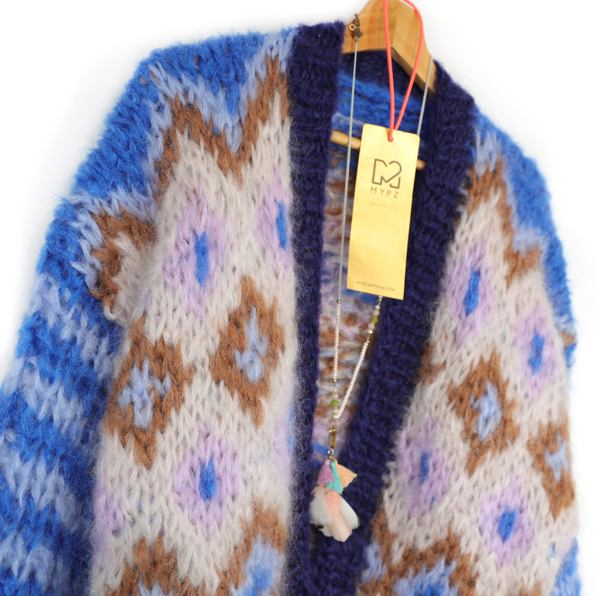 Knit pattern – Chunky Mohair Jacket Alpine Breeze No.12 (ENG-DE-NL-ES-FR-IT-DA-SV-NO)