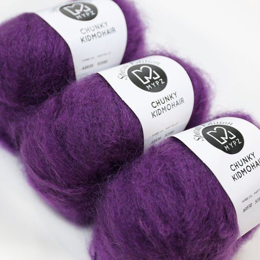 MYPZ Chunky Kidmohair DK Special Edition - Dark Purple