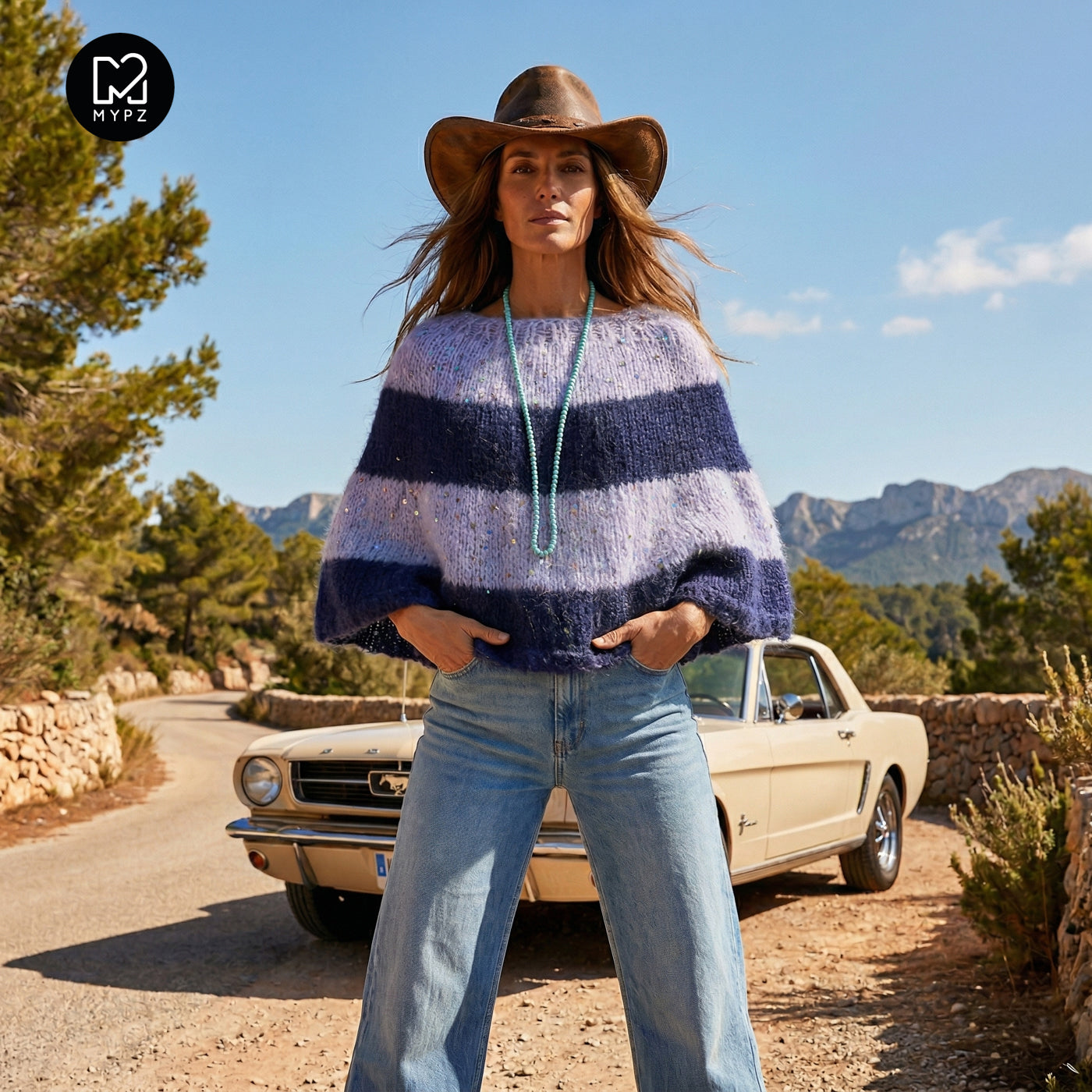 Knitting Kit – MYPZ Moonlight Sparkle Cape No8 (ENG-NL-DE)