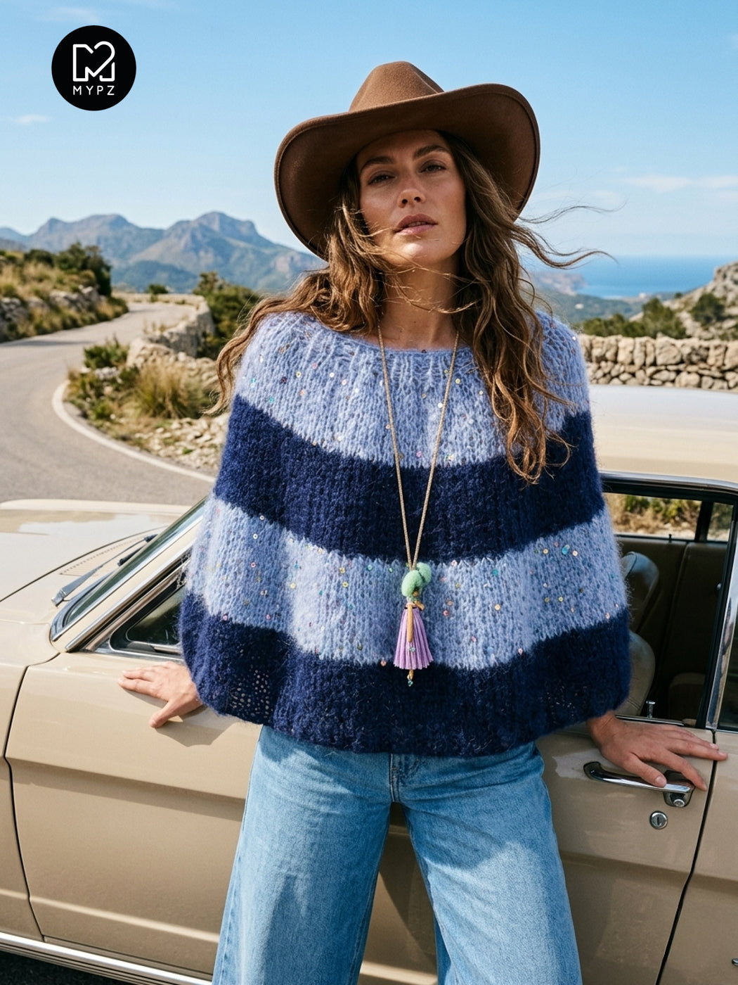 Knitting Kit – MYPZ Moonlight Sparkle Cape No8 (ENG-NL-DE)