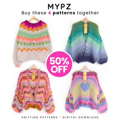 Chunky Knit Pattern Bundle – Chunky Horizon Collection (ENG-DE-NL-ES-FR-IT-DA-SV-NO)