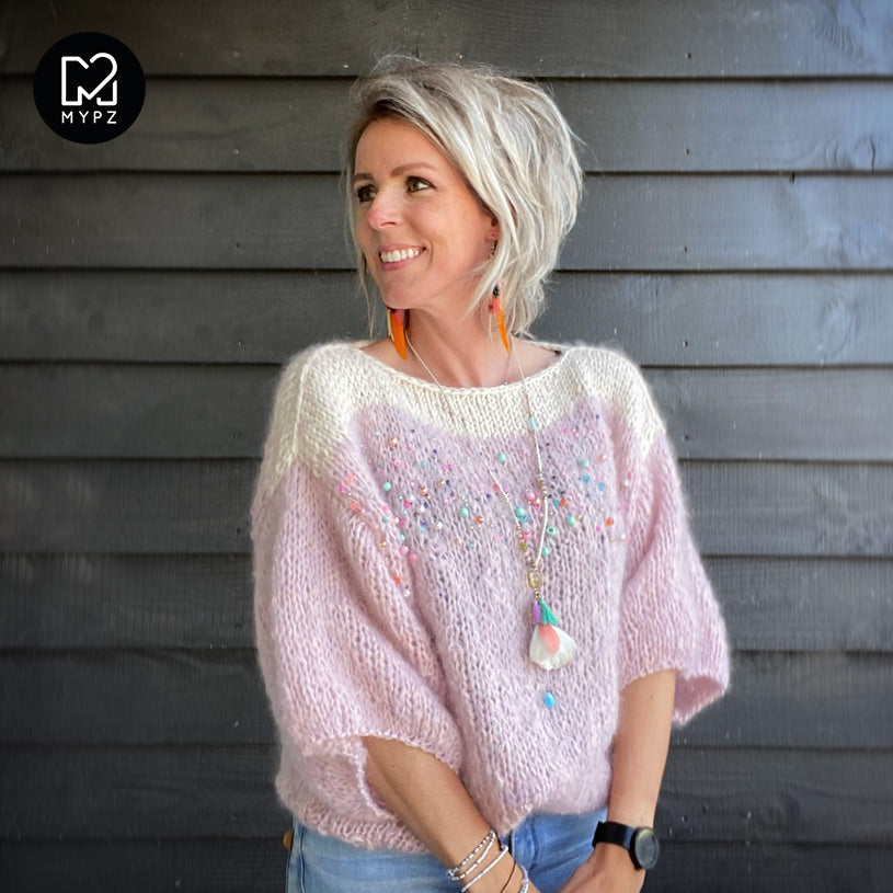 MYPZ Light Mohair-Alpaca Top Jewel