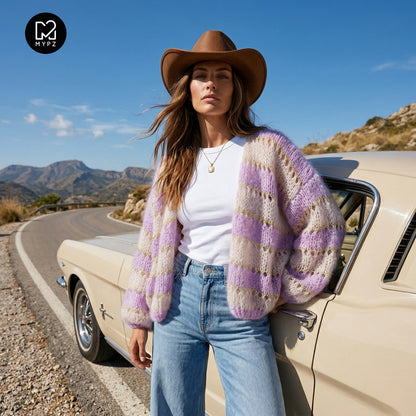 MYPZ Light Mohair Cardigan Macha