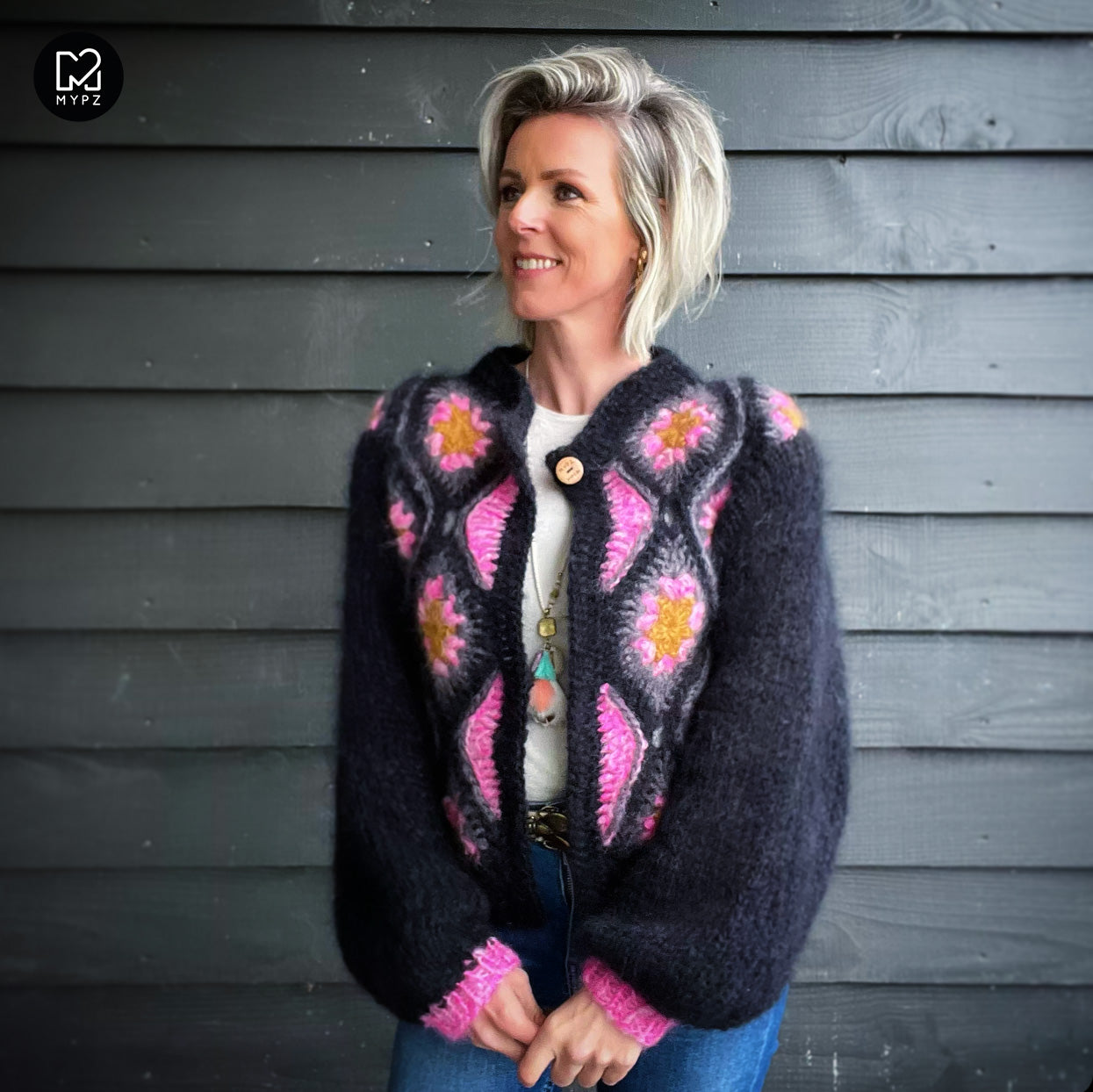 MYPZ Masterpiece Cardigan Pink Star