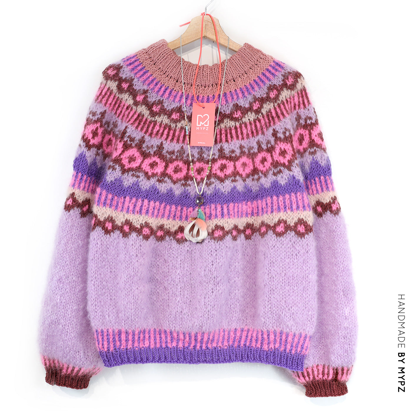 Knitting Kit – MYPZ Nordic top-down sweater True Love No6 (ENG-NL-DE)