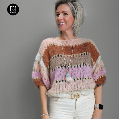 Knitting kit – MYPZ Basic Light Mohair Top Sand No10 (ENG-NL-DE-FR)