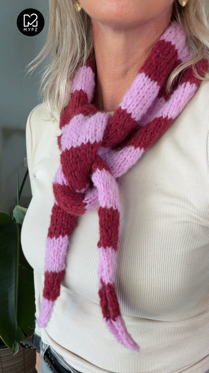 Knitting Kit –  Scarf Sandy (ENG-NL-DE-ES-FR-IT-NO-DA-SV)