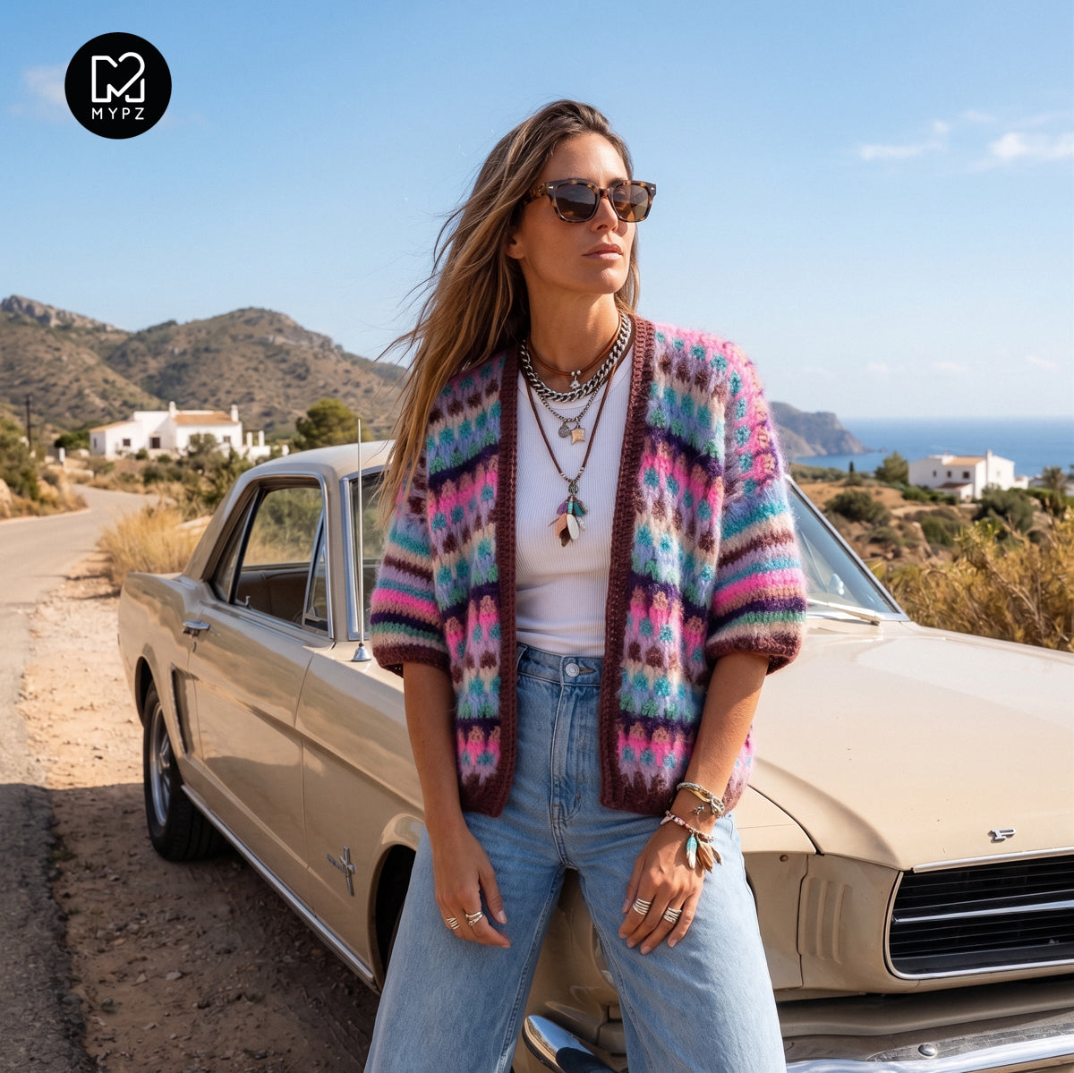 Crochet pattern - MYPZ Sprinkle Cardigan no5 (ENG-NL-DE)