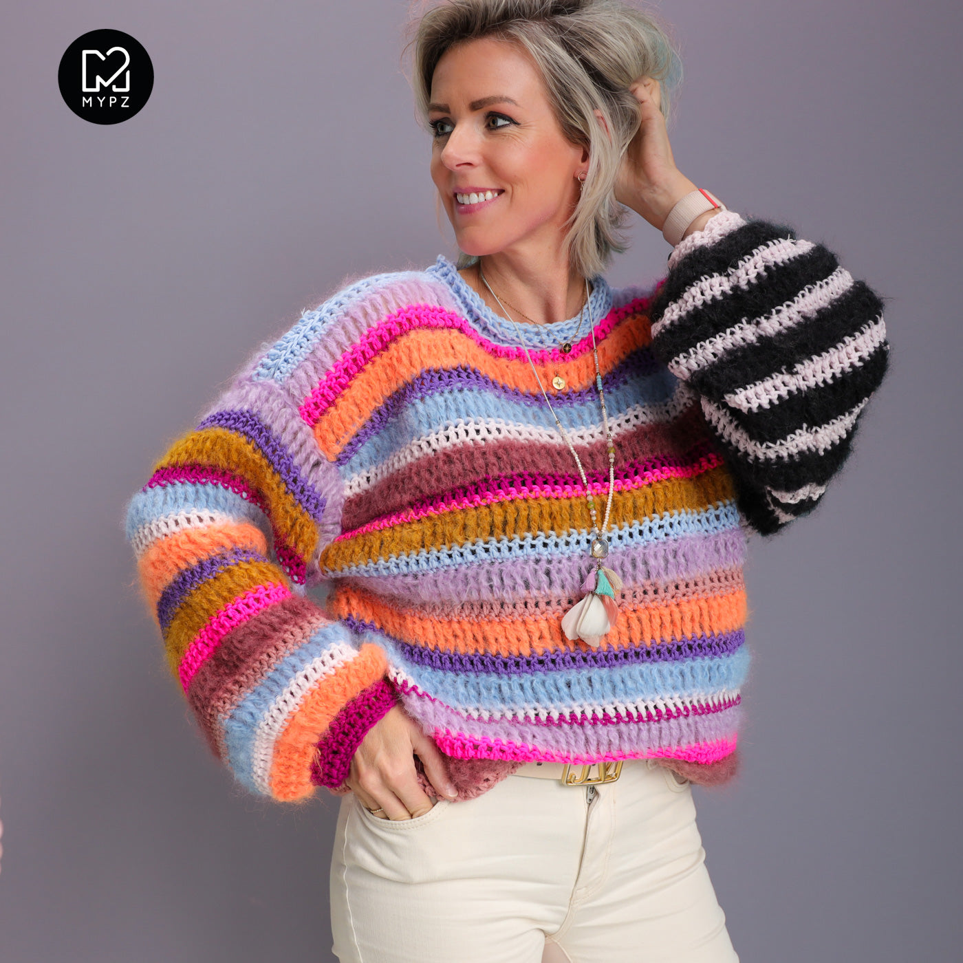 Crochet kit – MYPZ Chunky pullover Sundays (ENG-NL-DE)