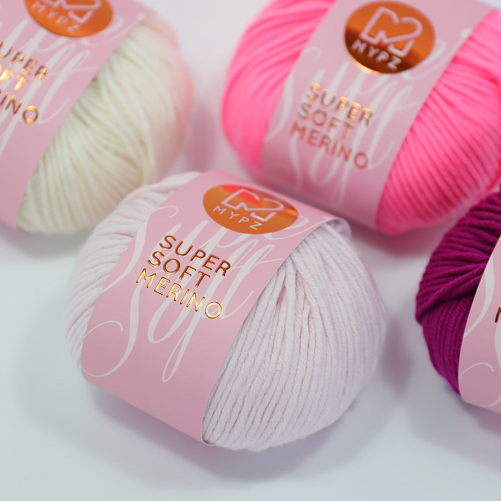 MYPZ Super Soft Merino - Powder Pink