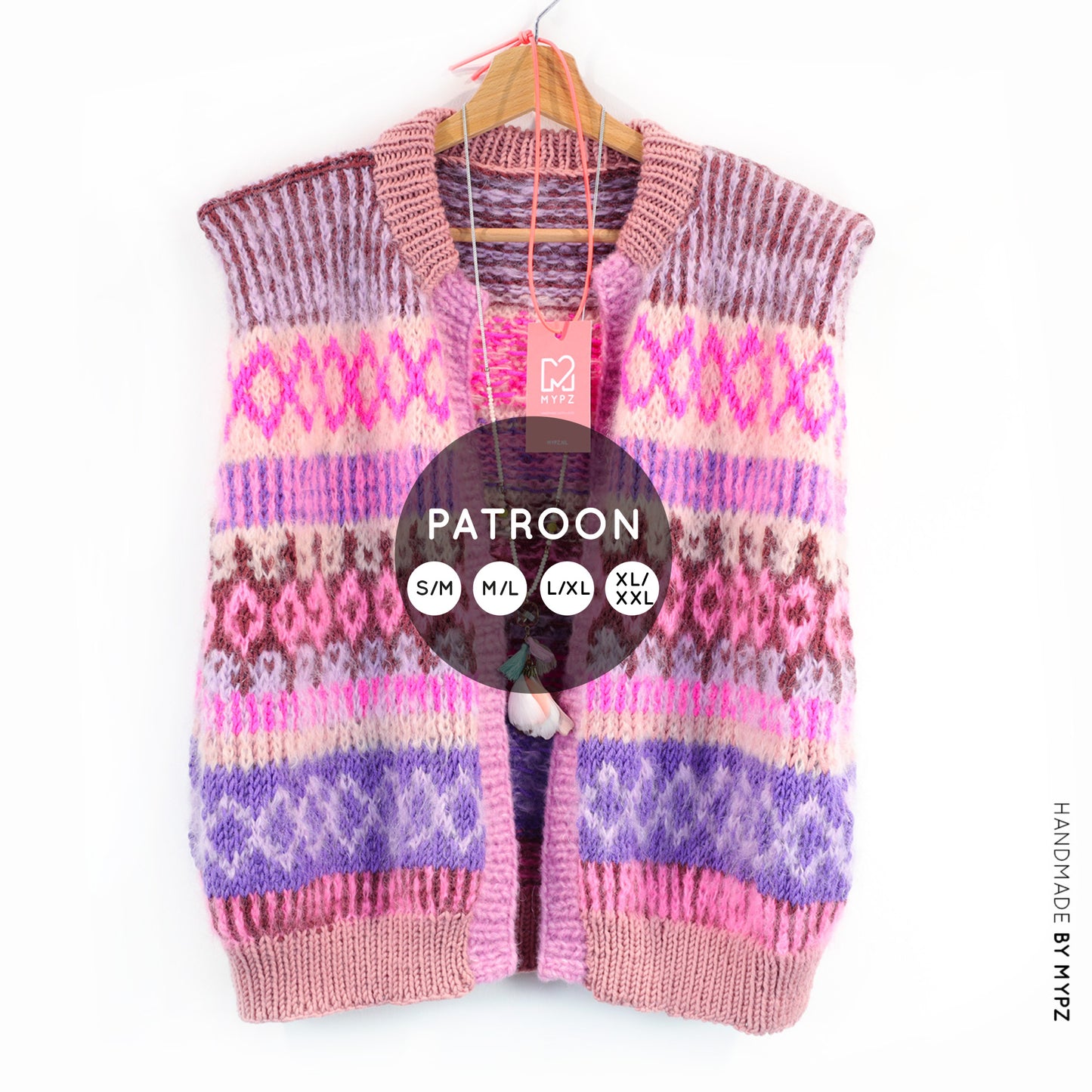 Knit pattern – MYPZ Nordic vest True Love No6 (ENG-NL-DE)