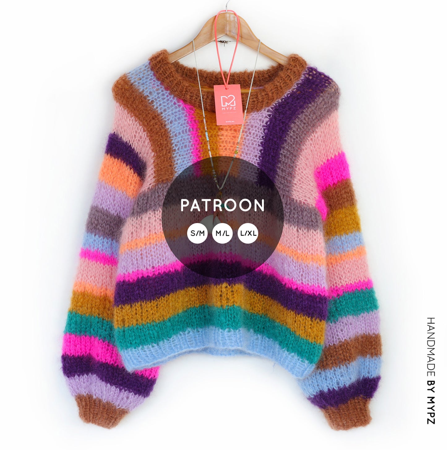 Knit Pattern – MYPZ Light Mohair pullover Como No9 (ENG-NL-DE)