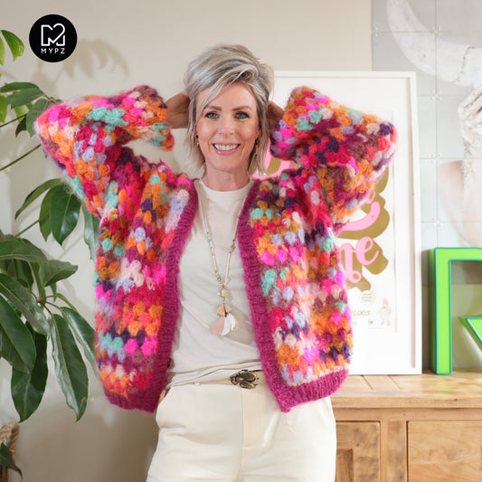 MYPZ Chunky Mohair Cardigan Desire