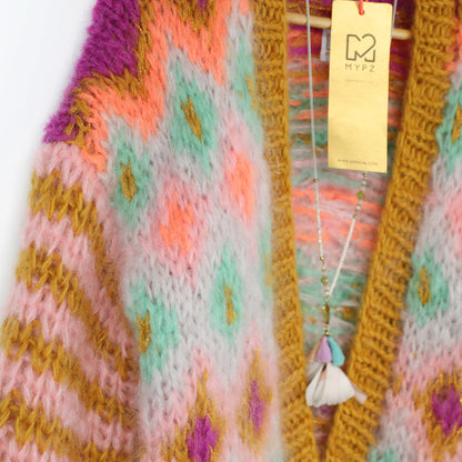 Knit pattern – Chunky Mohair Jacket Flora No.12 (ENG-DE-NL-ES-FR-IT-DA-SV-NO)