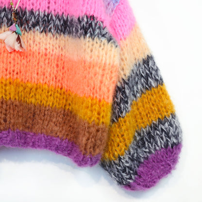 Knitting Kit – MYPZ Basic Chunky Pullover Candy Heat No15 (ENG-NL-DE)