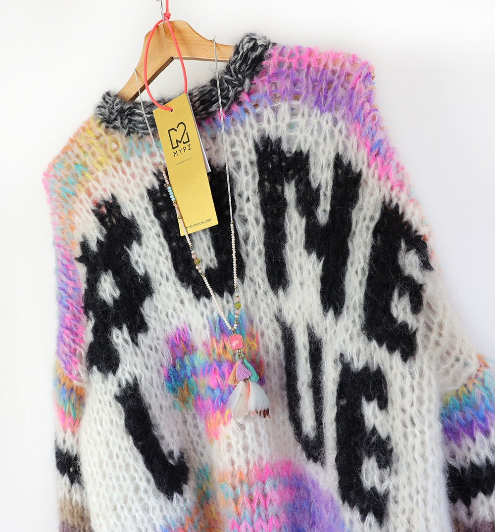 Chunky Mohair Pullover #Onelove