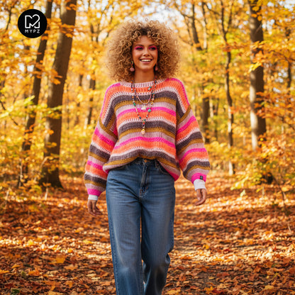 Crochet kit – MYPZ Chunky pullover Georgie (ENG-NL-DE)