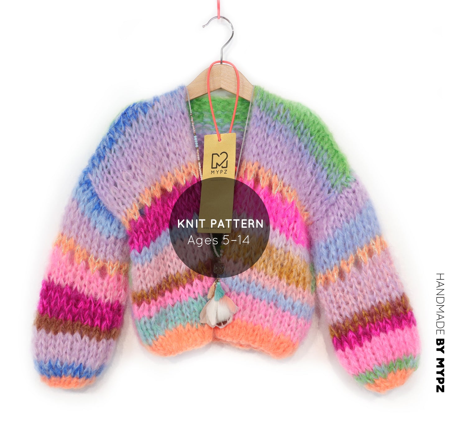 Knit pattern – MYPZ Chunky Mohair Cardigan GIRLZ No12 (ENG-NL-DE)