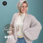 Knitting Kit – MYPZ Short Chunky Mohair Cardigan Sparkling Sand No.15 (ENG-NL-DE)