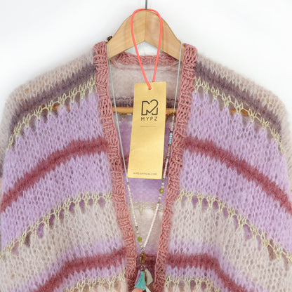 Knitting kit – MYPZ Short Light Mohair Cardigan Emma No10 (ENG-NL-DE)