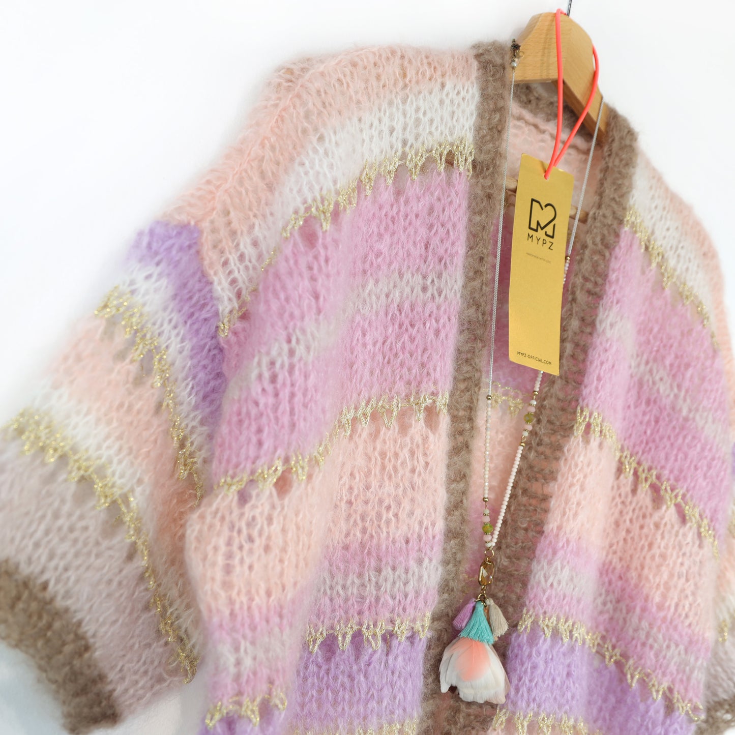 Knitting kit – MYPZ Light Mohair Cardigan Milana No10 (ENG-NL-DE)