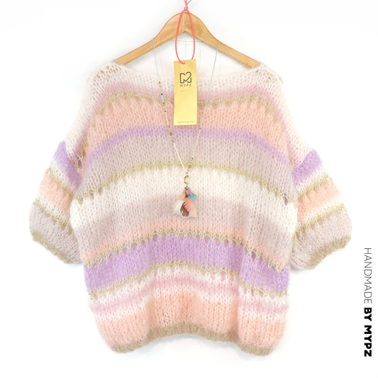 Knitting pattern – MYPZ Light Mohair Top Powder Champaign No10 (ENG-NL-DE)