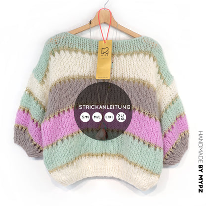 Knitting pattern – MYPZ Light Alpaca Top Clouds No10 (ENG-NL-DE-FR)