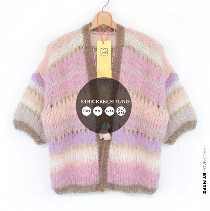 Knit pattern – MYPZ Light Mohair Cardigan Milana No10 (ENG-NL-DE)