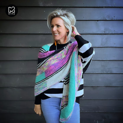 Knitting pattern - Wings of Color Shawl No6 (ENG-NL)