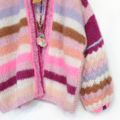 Rosy Sunset cardigan