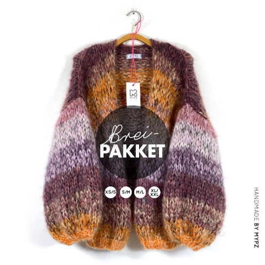 Breipakket MYPZ mohair vest Autumn no15