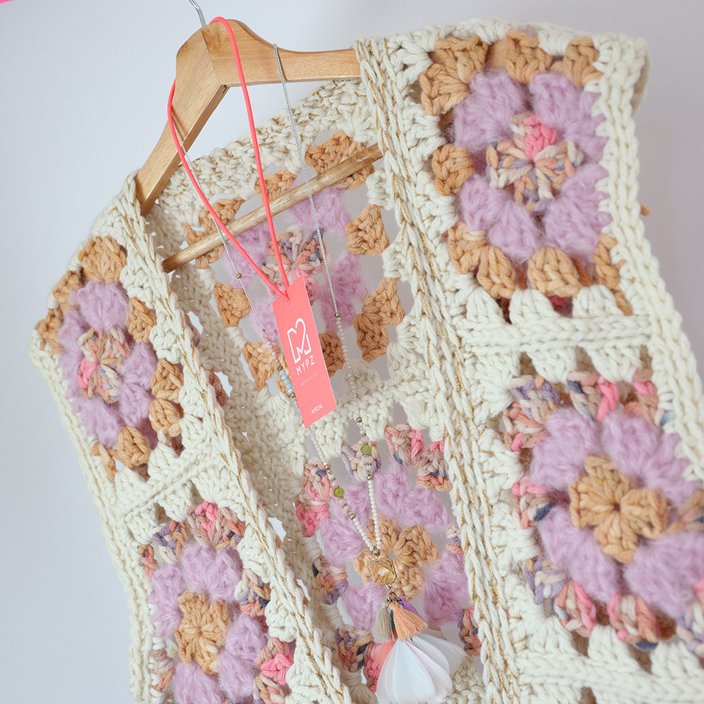 Crochet pattern - MYPZ Granny Boho Gilet Sea (ENG-NL)