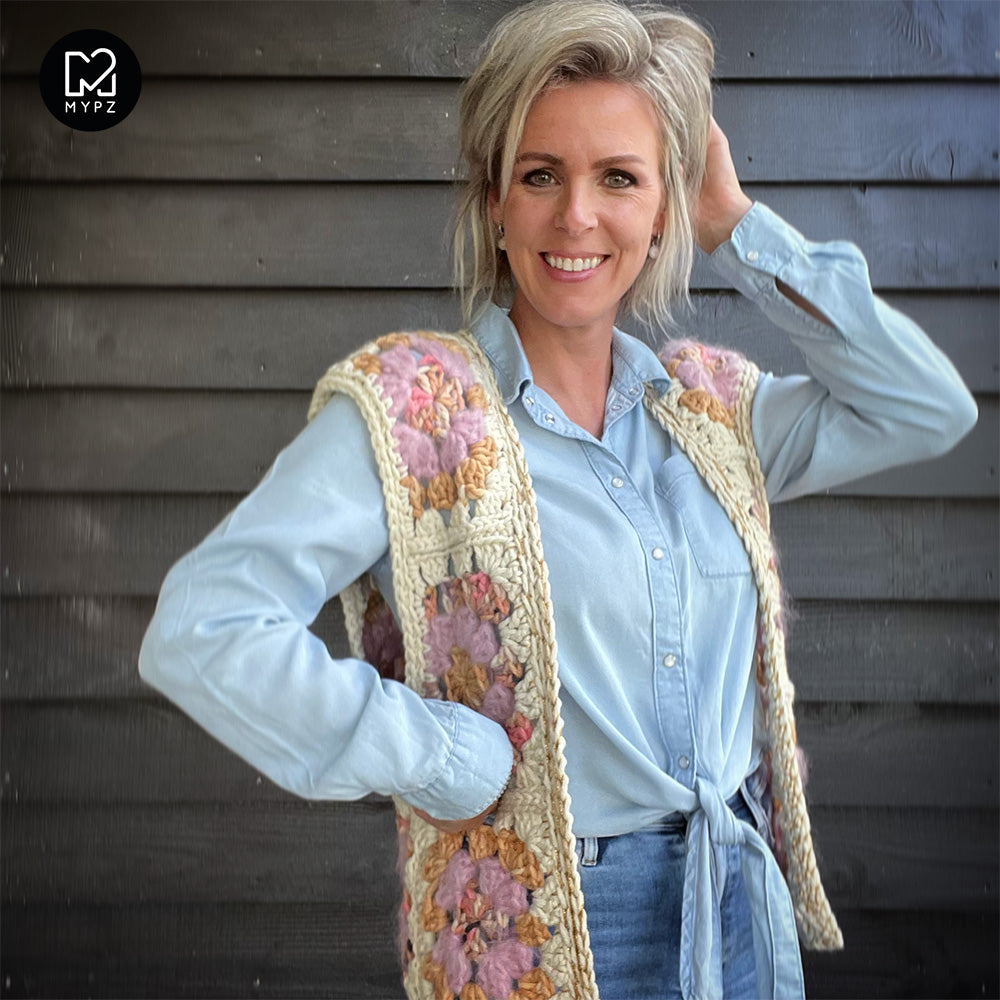 Crochet pattern - MYPZ Granny Boho Gilet Sea (ENG-NL)