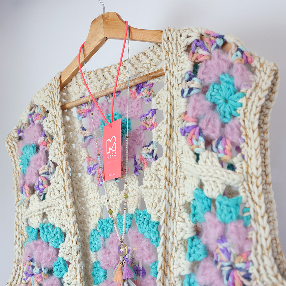 Crochet pattern - MYPZ Granny Boho Gilet Sea (ENG-NL)