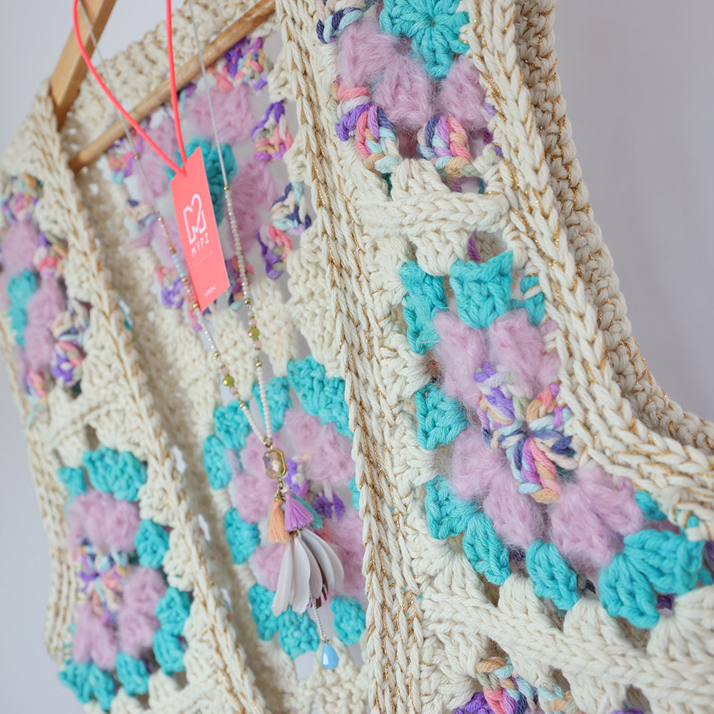 Crochet pattern - MYPZ Granny Boho Gilet Sea (ENG-NL)