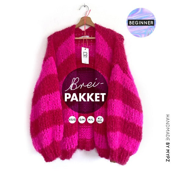 MYPZ breipakket chunky-mohair POP cardigan No15