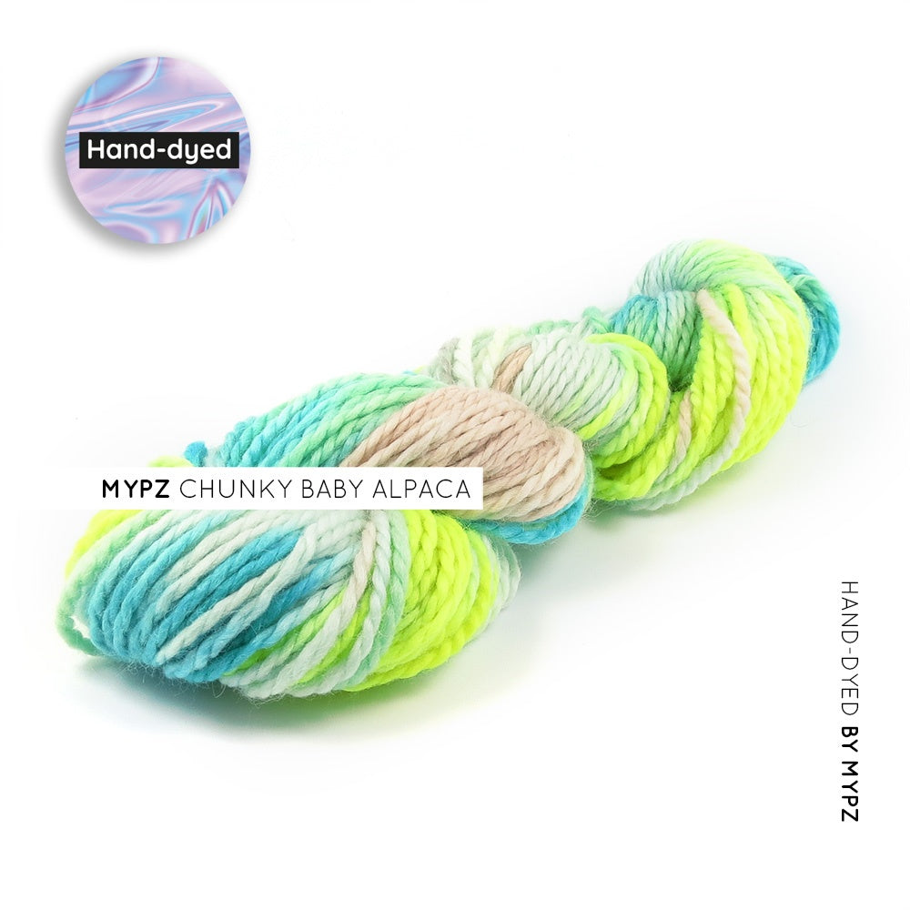 MYPZ Hand-dyed Baby Alpaca – Slam!