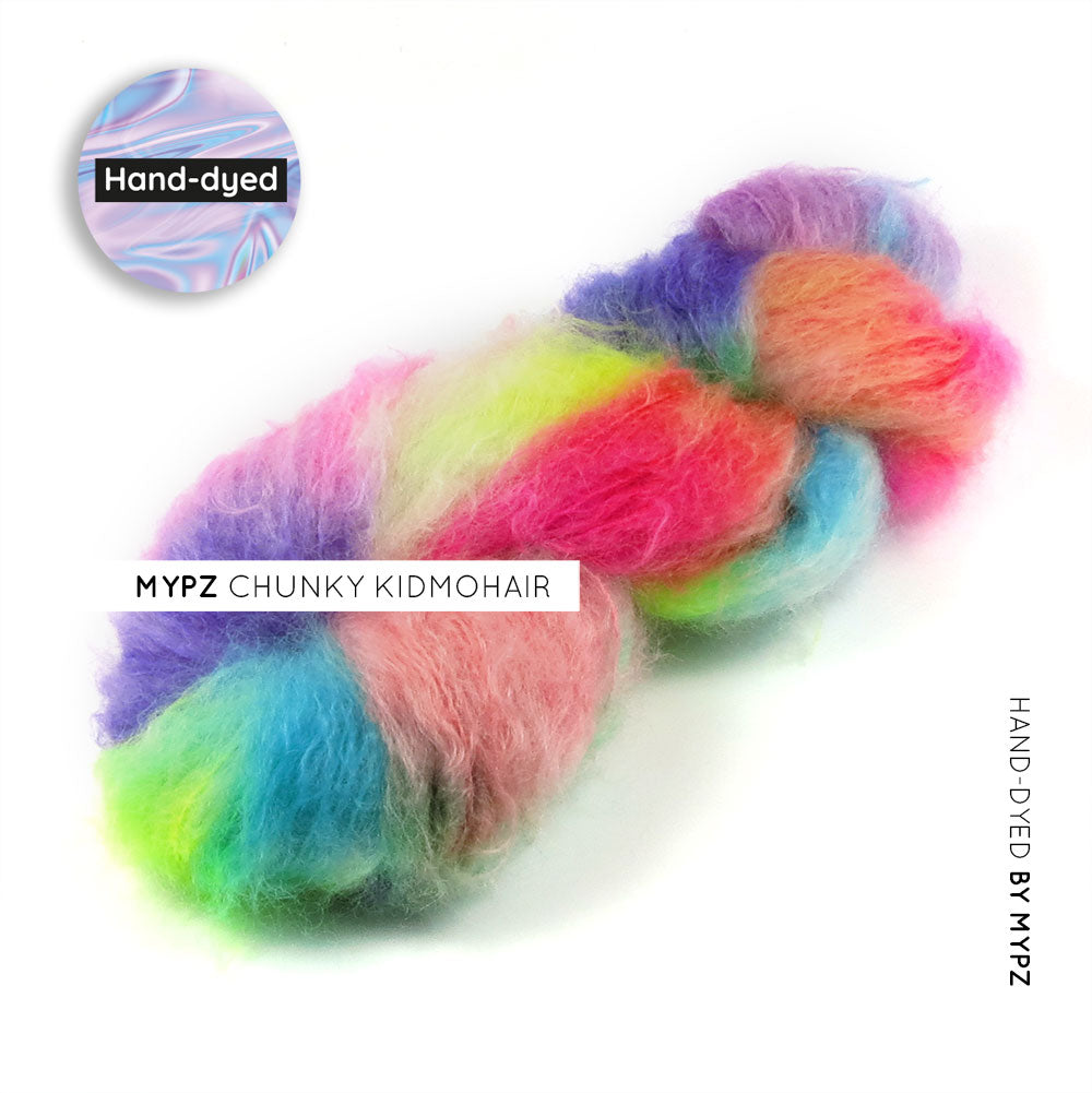 MYPZ chunky kidmohair Rainbow