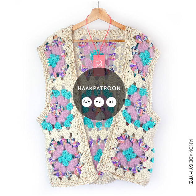 Crochet pattern - MYPZ Granny Boho Gilet Sea (ENG-NL)