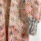 MYPZ half long chunky mohair cardigan Brown Love