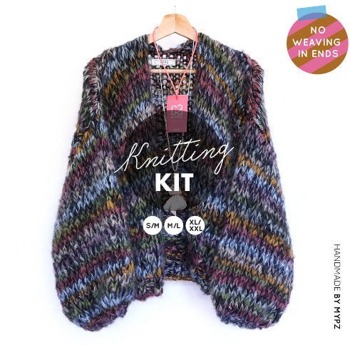 Knitting Kit – MYPZ Short Chunky Mohair Cardigan Florine No.15 (ENG-NL)