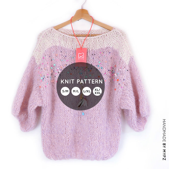 Knit pattern – MYPZ Light mohair Top Jewel No10 (ENG-NL)